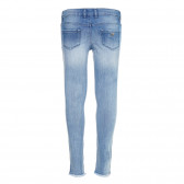 Jeans albaștri, cu logo-ul mărcii,  pentru fete Guess 180453 4