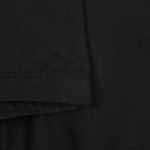 Leggings negri din bumbac cu logo-ul mărcii pentru fete Guess 180460 3