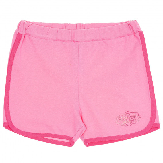 Pantaloni de bumbac pentru fetițe, roz Disney 180499 