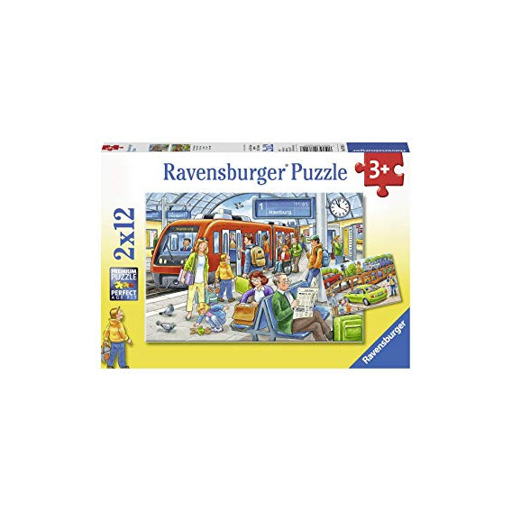 Puzzle 2 în 1 Îmbarcare Ravensburger 18074 