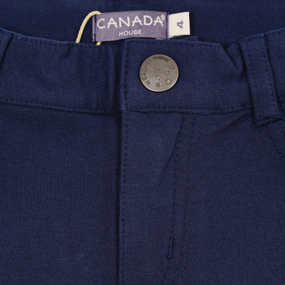 Pantaloni de culoare albastră, pentru fete Canada House 180772 2