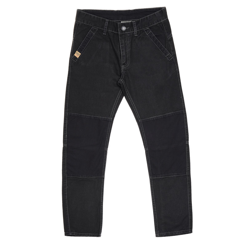 Jeans negri de bumbac pentru băieți  180828
