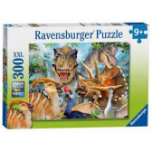 Puzzle cu i imagine de dinozaur 2D Ravensburger 18087 