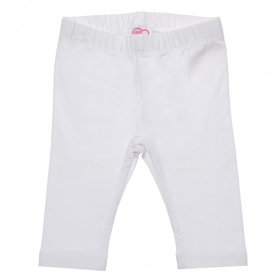 Pantaloni pentru fete, culoare albă Chicco 180993 