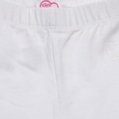 Pantaloni pentru fete, culoare albă Chicco 180994 2