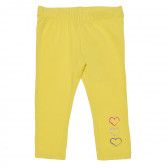 Pantaloni pentru fete, culoare galbenă Chicco 181031 