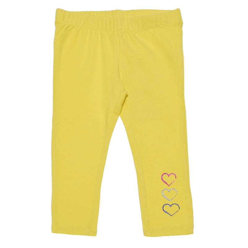 Pantaloni pentru fete, culoare galbenă  181031