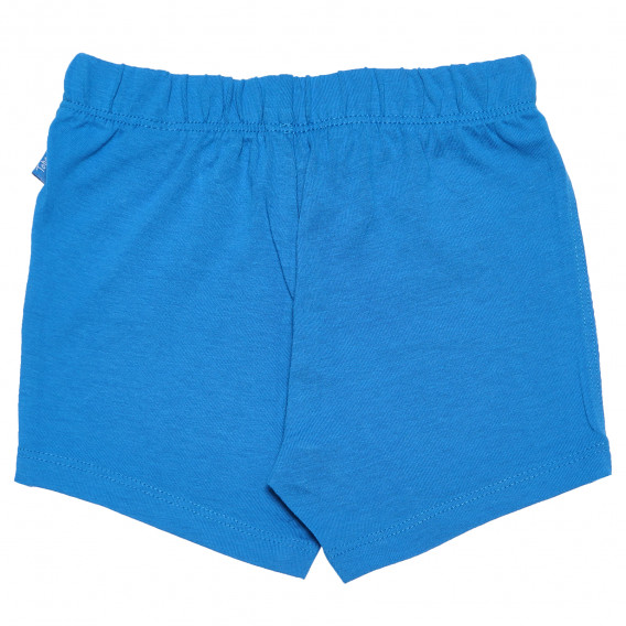 Pantaloni de bumbac pentru băieți, de culoare albastră Chicco 181045 2