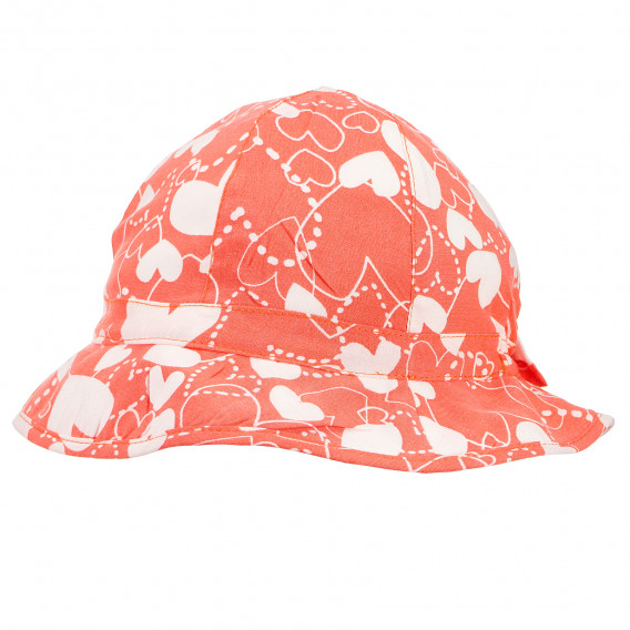 Pălărie cu imprimeu inimioare, pentru fete Boboli 181048 2