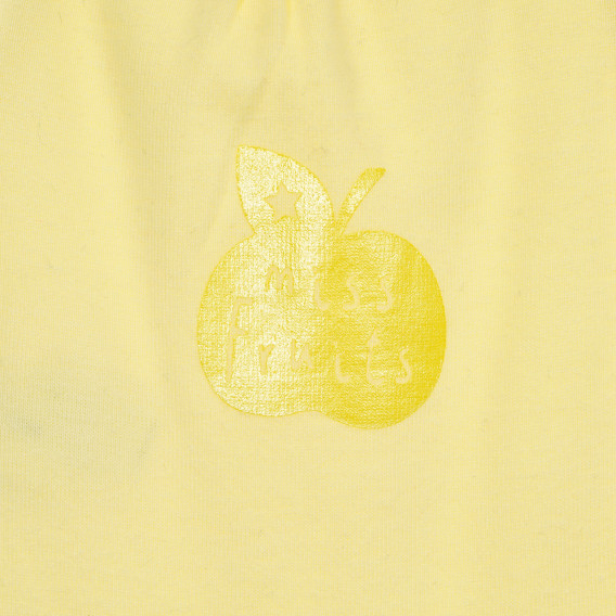Body galben din bumbac pentru fetițe Tape a l'oeil 181073 2