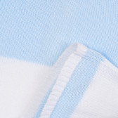Bluză alb cu albastru, din bumbac, pentru băieței Neck & Neck 181177 2
