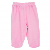 Pantaloni cu talpă pentru copii, în roz ZY 181210 4