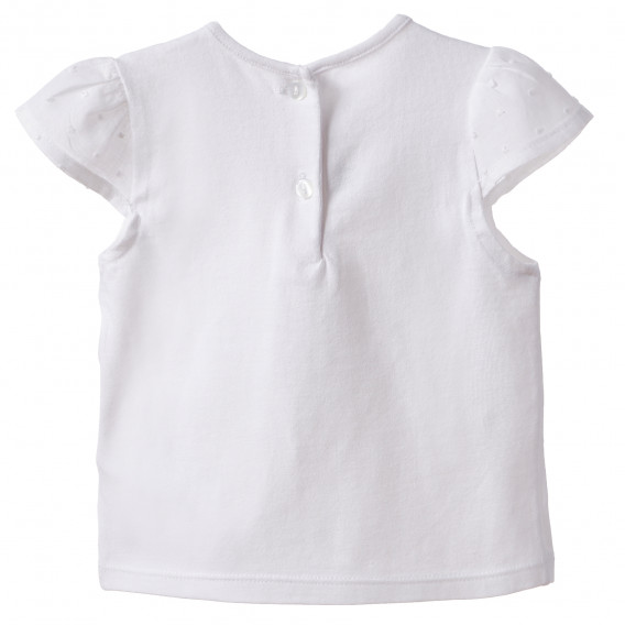 Bluză pentru bebeluși, în alb Chicco 181230 4