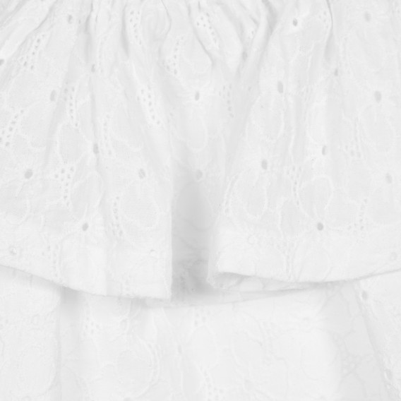 Rochiță albă din bumbac pentru fete Tape a l'oeil 181401 2