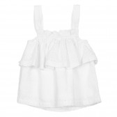 Rochiță albă din bumbac pentru fete Tape a l'oeil 181403 4
