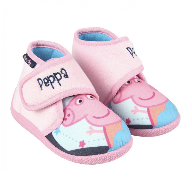 Papuci roz PEPPA PIG cu imprimeu pentru fete  181800