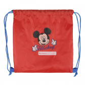 MICKEY, set roșu de teniși și geantă pentru băieți Mickey Mouse 181810 3
