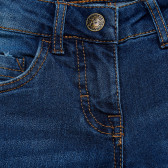 Jeans din bumbac albastru, pentru fete alive 181862 3