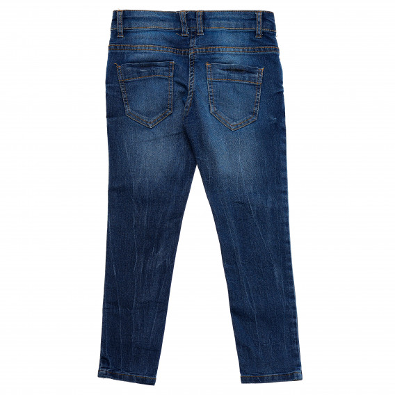 Jeans din bumbac albastru, pentru fete alive 181864 2