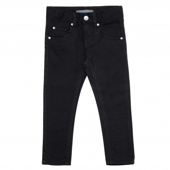 Jeans negri din bumbac pentru băieți Highway 181904 