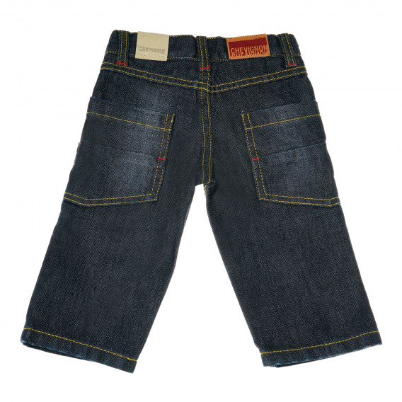 Jeans albaștri, din bumbac, pentru băieței Chevignon 181917 2