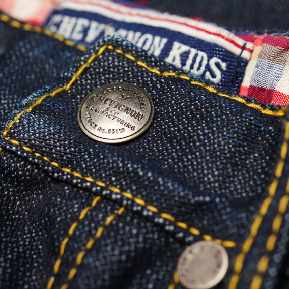 Jeans albaștri, din bumbac, pentru băieței Chevignon 181920 5