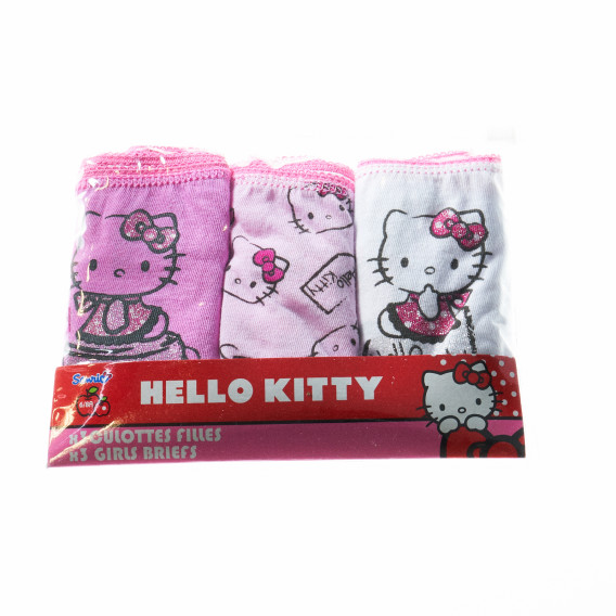 Set de 3 buc bikini multicolori pentru fete Hello Kitty 181921 