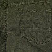 Jeans din bumbac pentru băieți, verde închis Highway 181927 4
