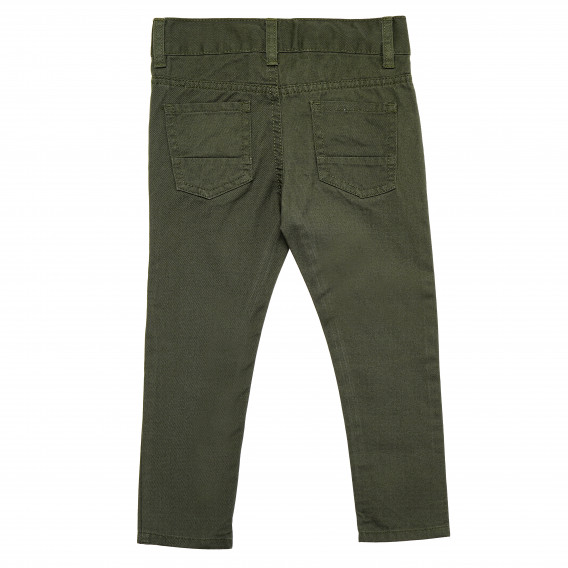 Jeans din bumbac pentru băieți, verde închis Highway 181928 2