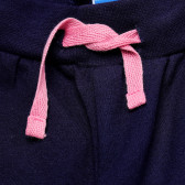 Pantaloni de bumbac pentru fete, negri cu imprimeu Elsa Disney 181957 3