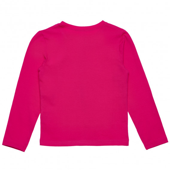 Bluză de bumbac pentru fete, culoare roz închis Disney 182146 2