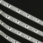 Rochie neagră din bumbac cu mânecă scurtă, cu elastic în partea de jos, pentru fete Guess 182149 2