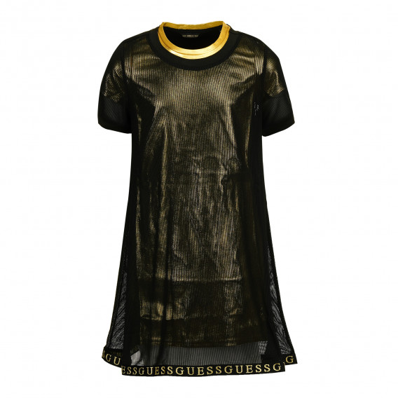 Rochie negru cu auriu, pentru fete Guess 182176 