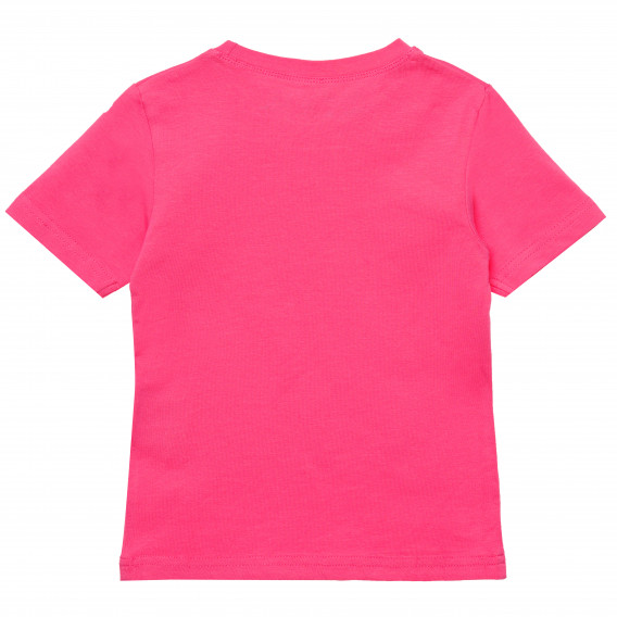 Tricou de bumbac pentru fete - roz Disney 182241 2