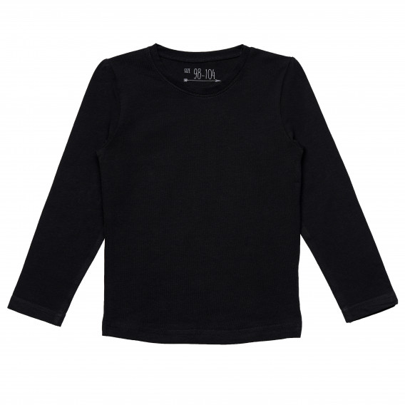 Bluză din bumbac, culoarea neagră, pentru fete FZ frendz 182277 
