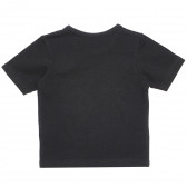 Tricou din bumbac negru pentru fete FZ frendz 182283 2