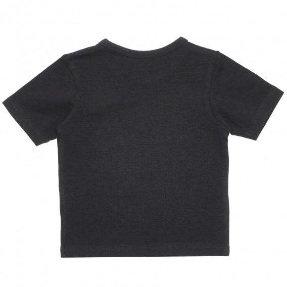 Tricou din bumbac negru pentru fete FZ frendz 182283 2