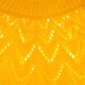 Pulover galben tricotat pentru fete Name it 182359 3