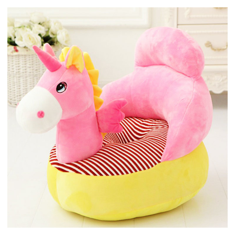 Fotoliu / puf pentru bebeluși - Unicorn roz  182679
