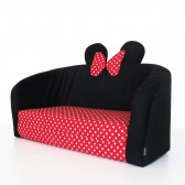 Canapea extensibilă pentru copii - Minnie Mouse, roșie Minnie Mouse 182723 
