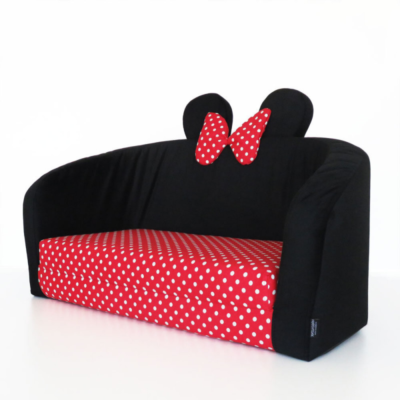 Canapea extensibilă pentru copii - Minnie Mouse, roșie  182723