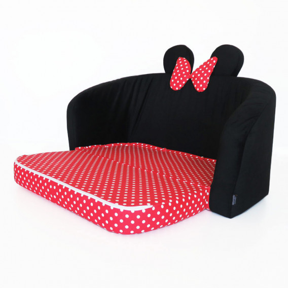 Canapea extensibilă pentru copii - Minnie Mouse, roșie Minnie Mouse 182724 2