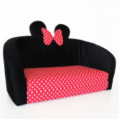 Canapea extensibilă pentru copii - Minnie Mouse, roșie Minnie Mouse 182725 3