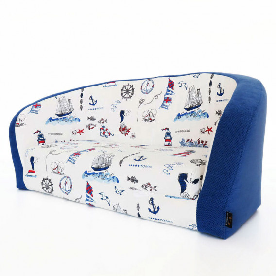 Canapea extensibilă pentru copii - mare albastră HomyDesign 182743 