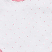 Bavețică din bumbac pentru bebeluși, roz Idexe 182784 2