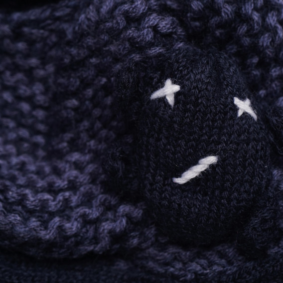 Fes tricotat în gri și albastru Idexe 182865 3