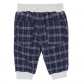Pantaloni din bumbac, pentru bebeluși, culoare albastră Chicco 183047 4