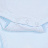 Body din bumbac pentru bebeluși, albastru Chicco 183069 3