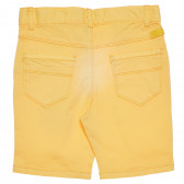 Pantaloni scurți cu efect uzat pentru fete, galbeni Boboli 183083 2
