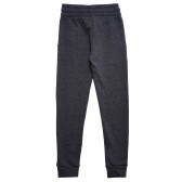 Pantaloni gri  cu șnur pentru fete Soho New York 183097 4
